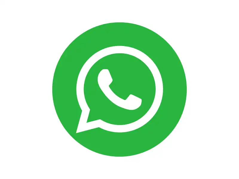 WhatsApp round icon vector free download