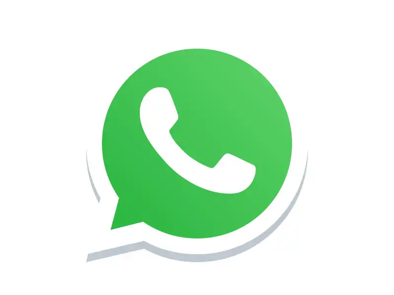 WhatsApp white and green icon vector free download from Freevec
